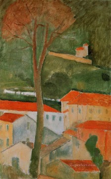 Amedeo Modigliani Painting - landscape Amedeo Modigliani